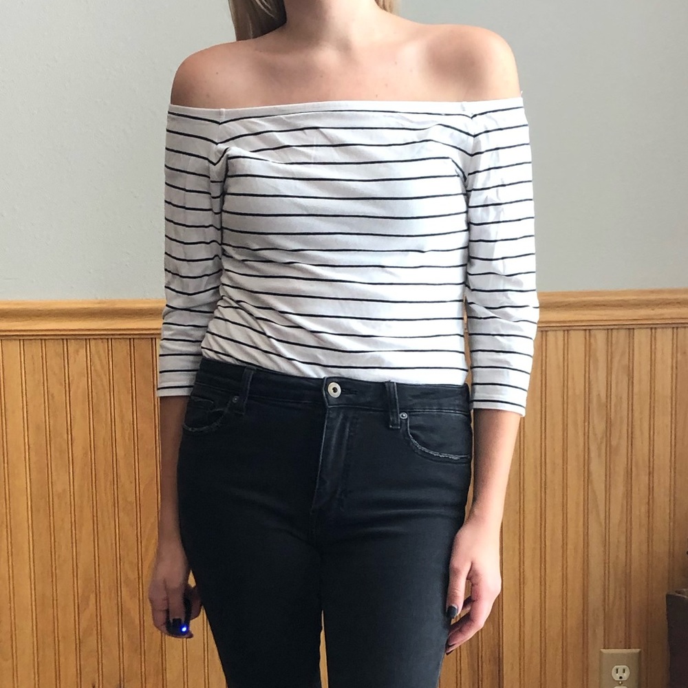 Express Striped Bodysuit - Picture 7 of 11